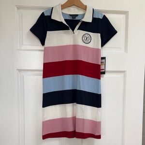 Tommy Hilfiger Multicolor Striped Polo Dress
